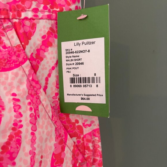 Lilly Pulitzer Walsh Short in Pink Pout NWT - Picture 4 of 7